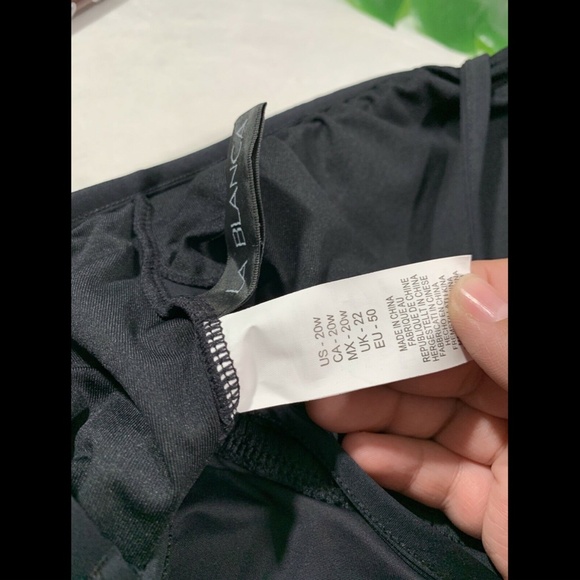 NEW‎ LA BLANCA Swimwear Petal Pusher One-Piece Swimsuit [PLUS SZ 20W ] - Picture 12 of 12